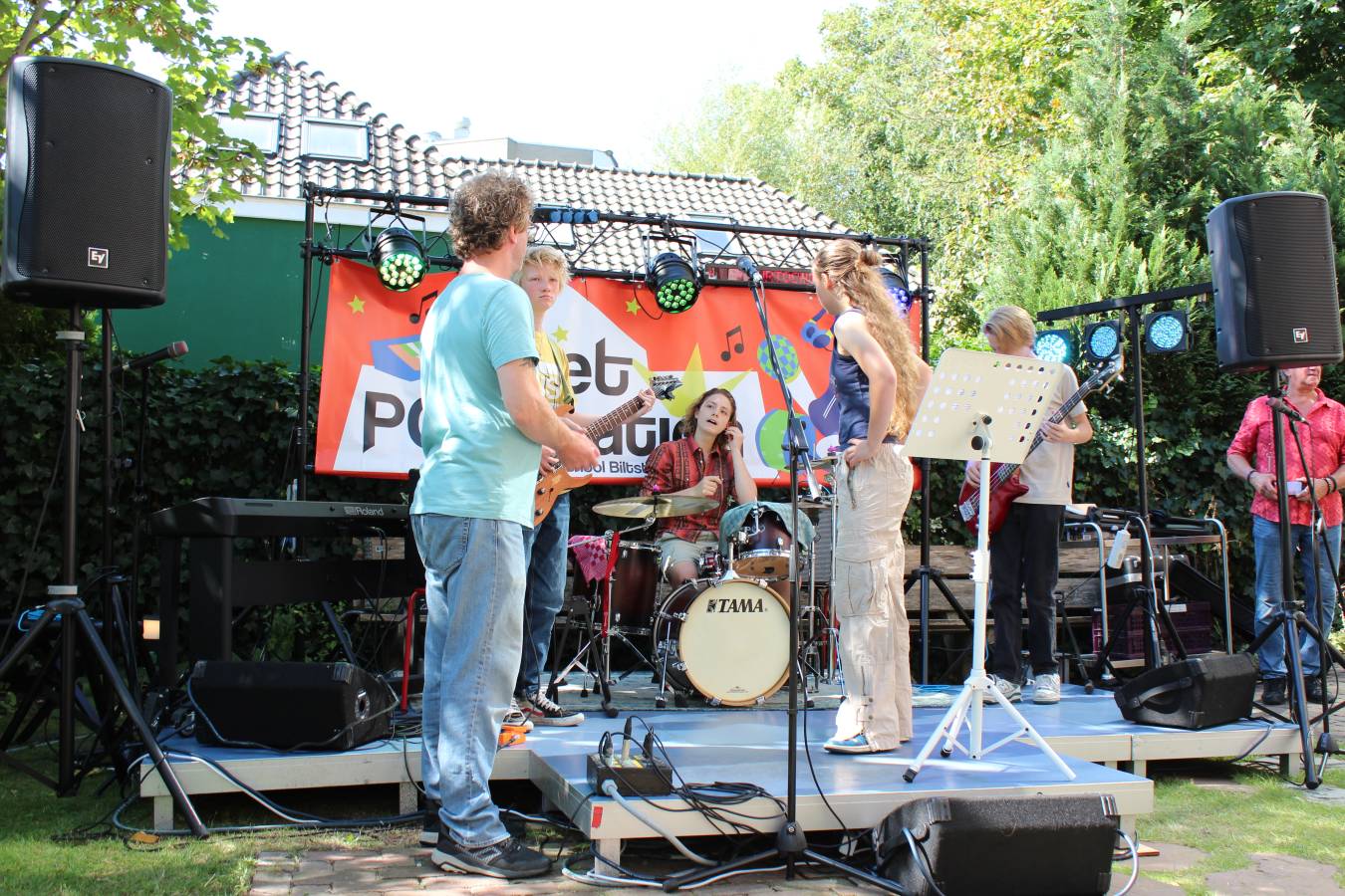 Het Popstation: Open muziekles en live optredens